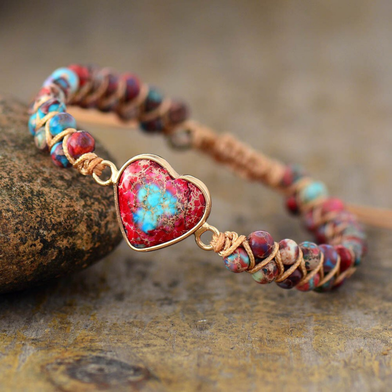 Jasper Protection Love Bracelet