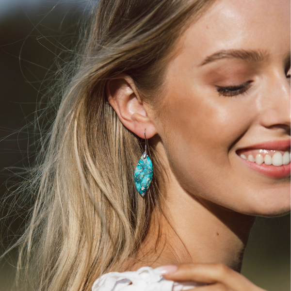 Ocean Regalite Earrings