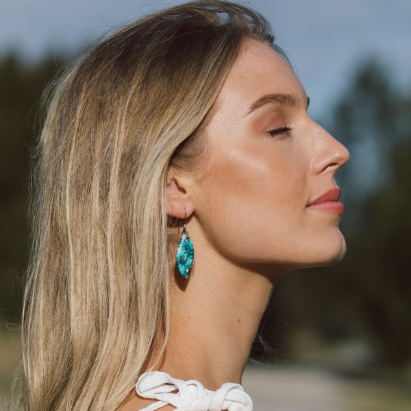 Ocean Regalite Earrings