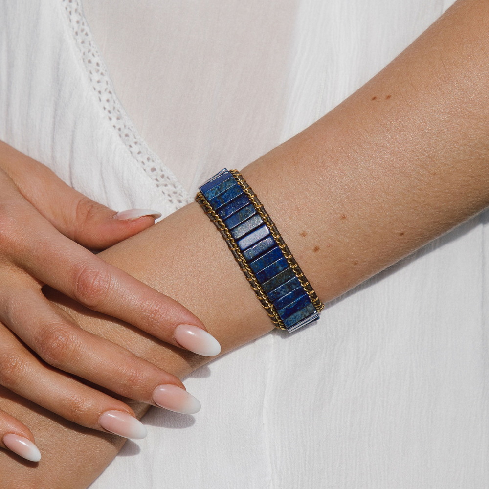 Intense Lapis Lazuli Protection Bracelet