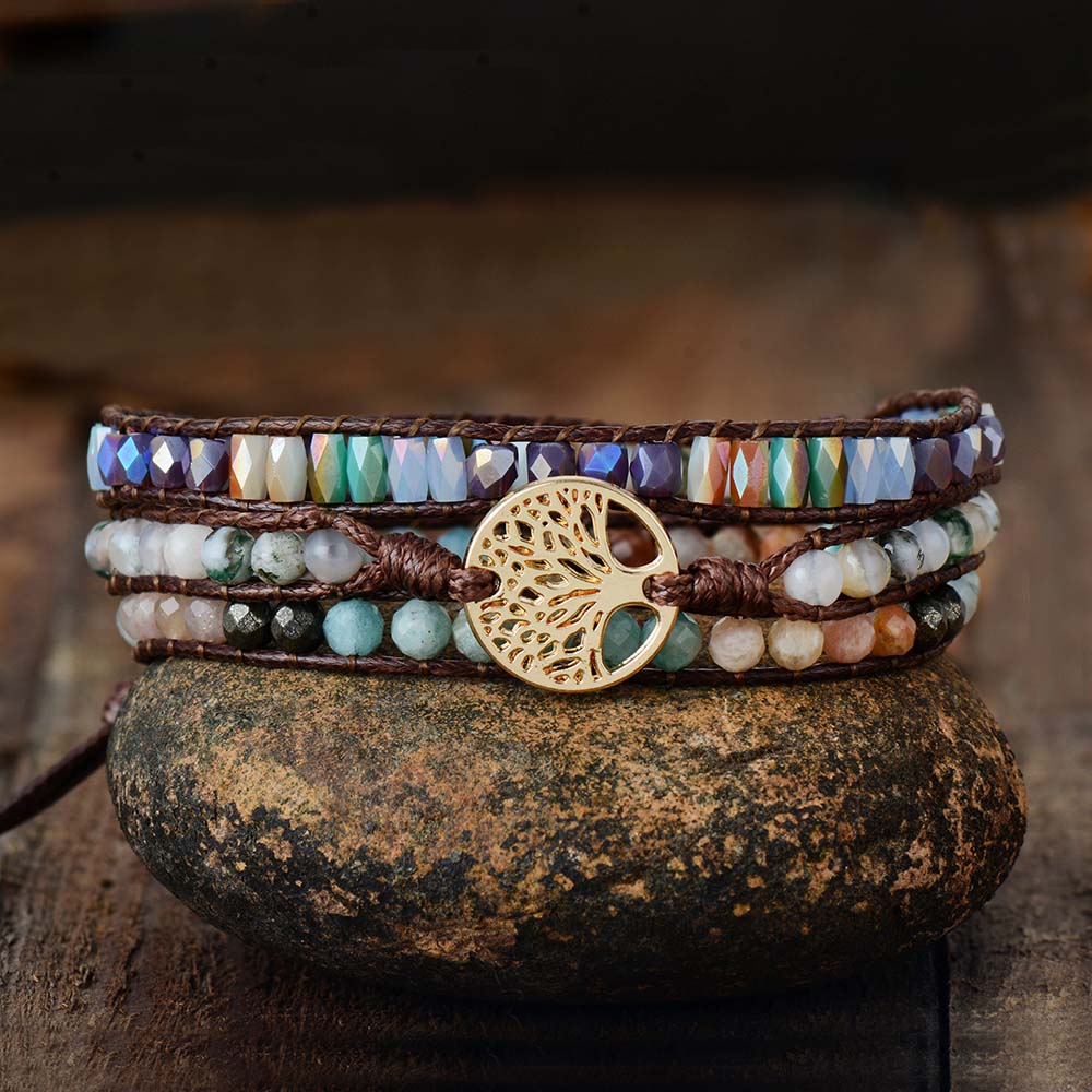 Jasper Tree of Life Bracelet