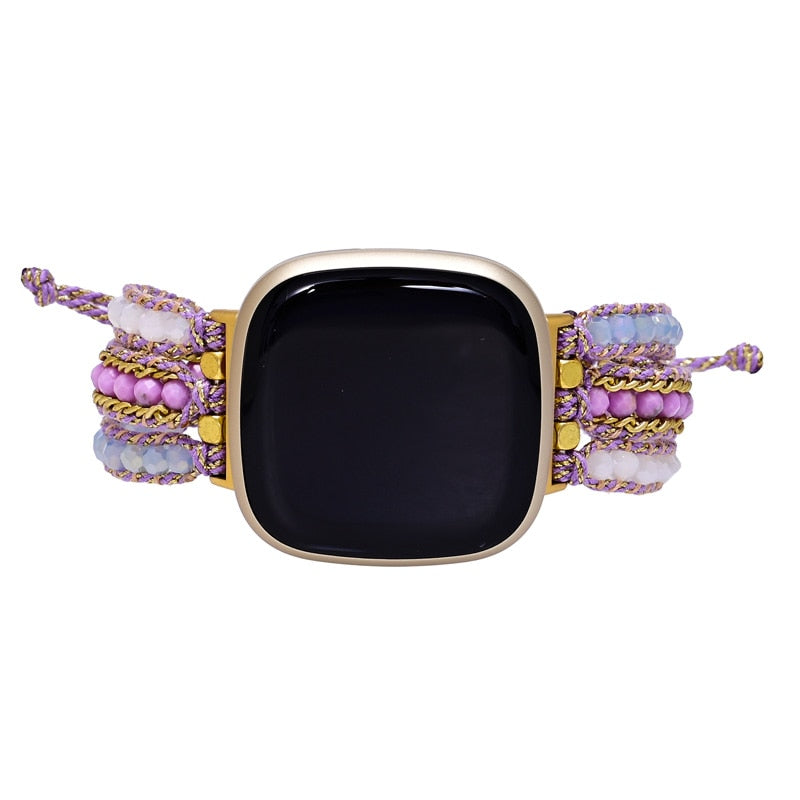 Purple Mica Fitbit Watch Strap