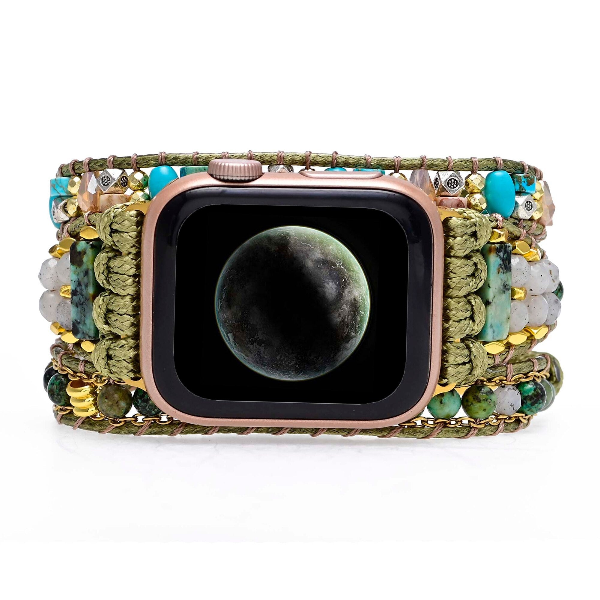 Green South African Turquoise Apple Watch Strap