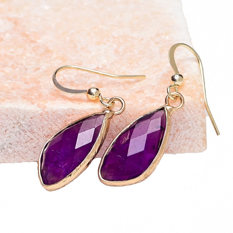 Amethyst Dangle Earrings