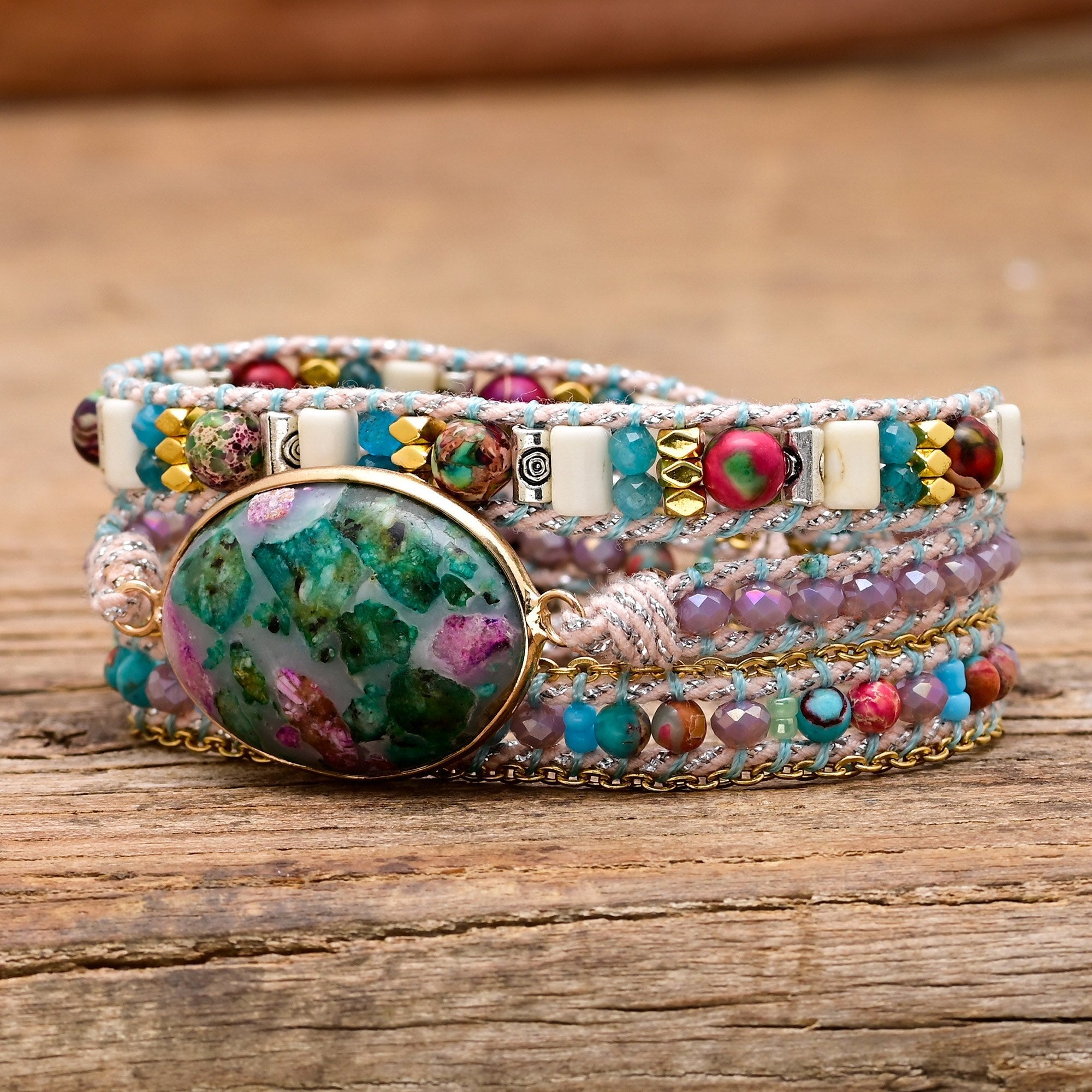 Colorful Calcite Bracelet