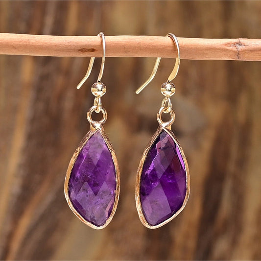 Amethyst Dangle Earrings