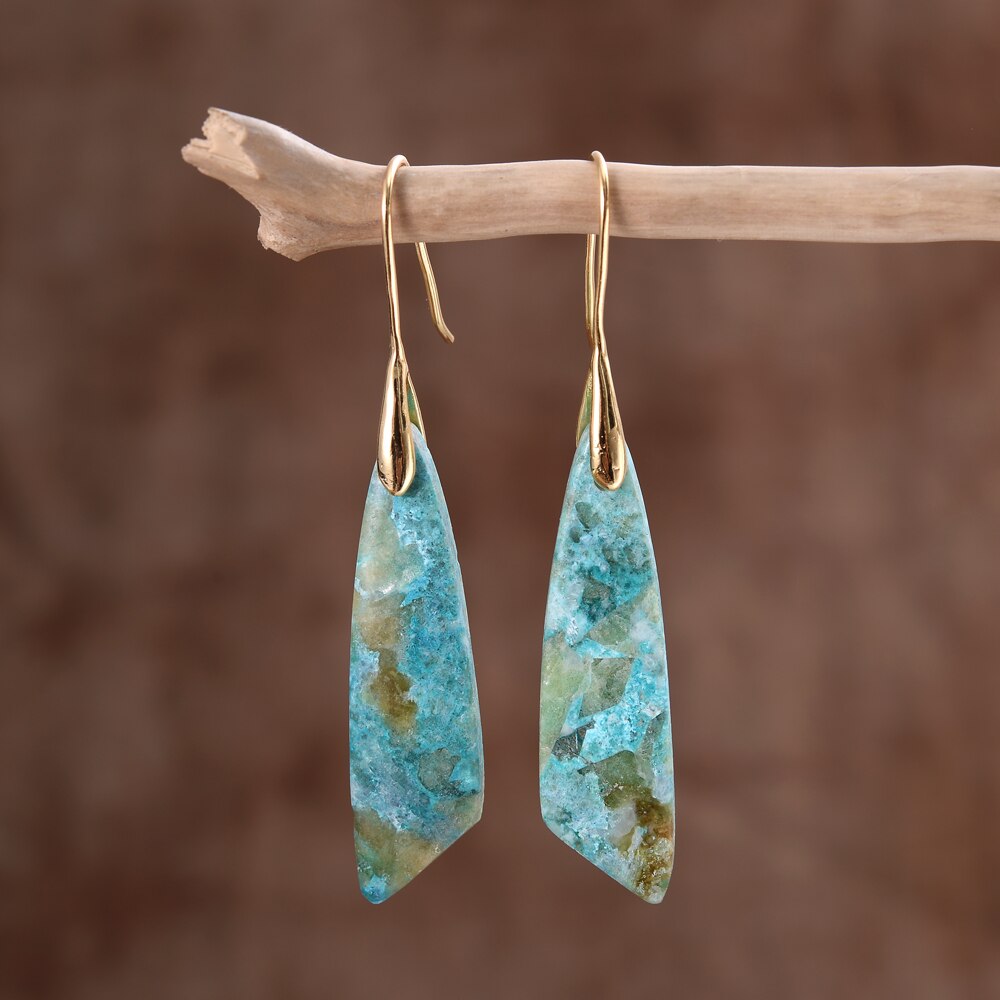 Amazonite Dangle Earrings