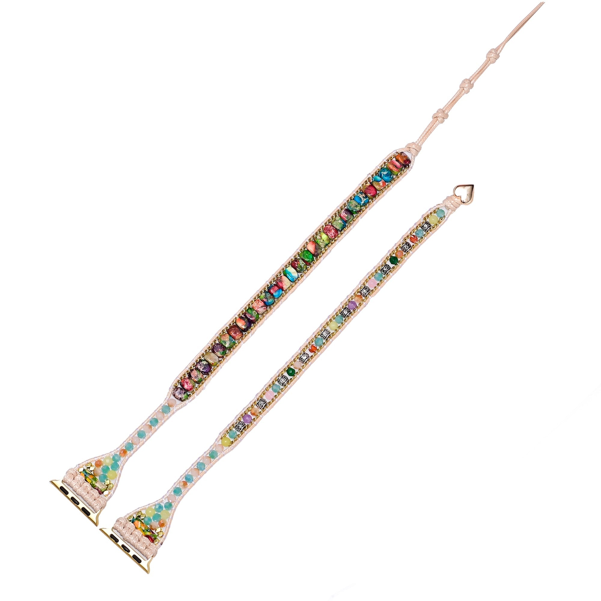 Mixed Colour Agate Apple Watch Strap