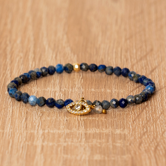 Lapis Lazuli Evil Eye Bracelet