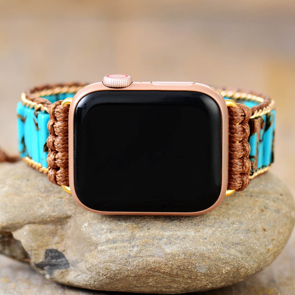 Amazonite Apple Watch Strap