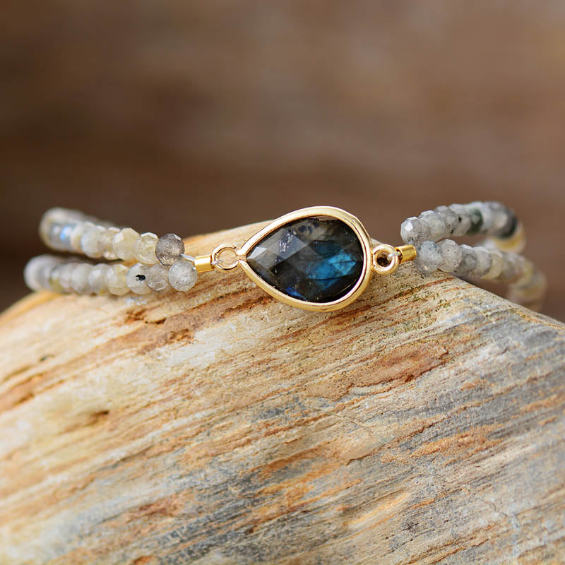 Double String Labradorite Bracelet