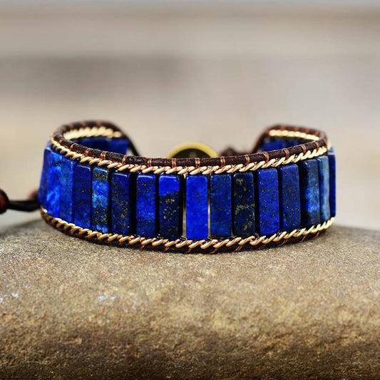 Intense Lapis Lazuli Protection Bracelet