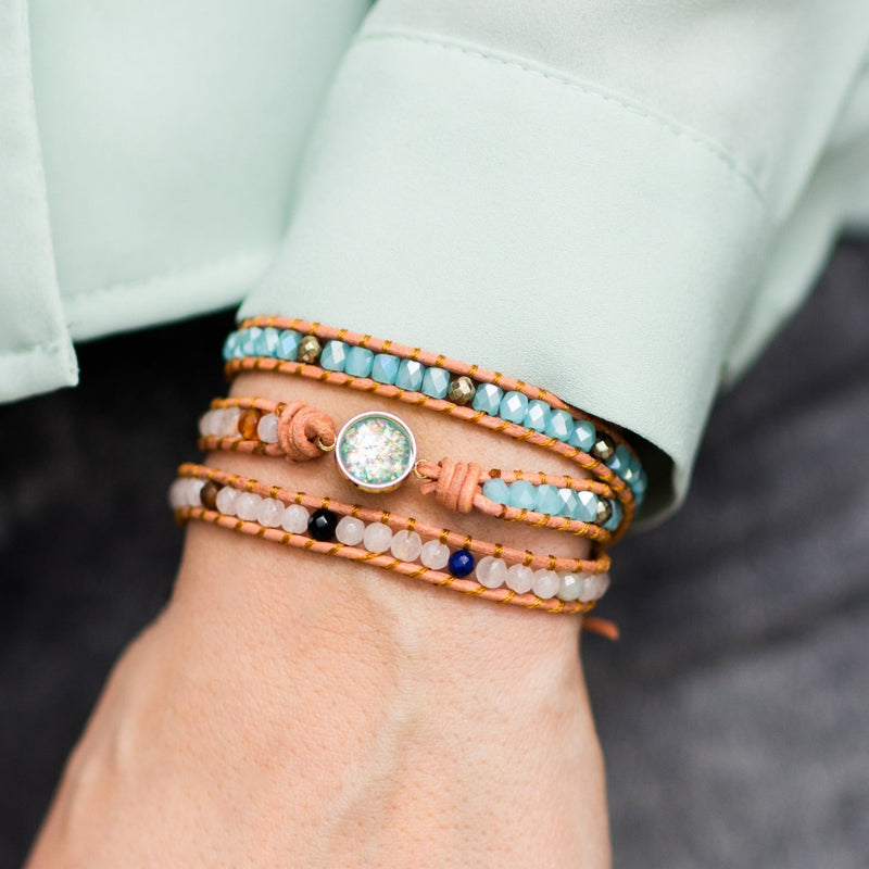 Opal Protection Wrap Bracelet