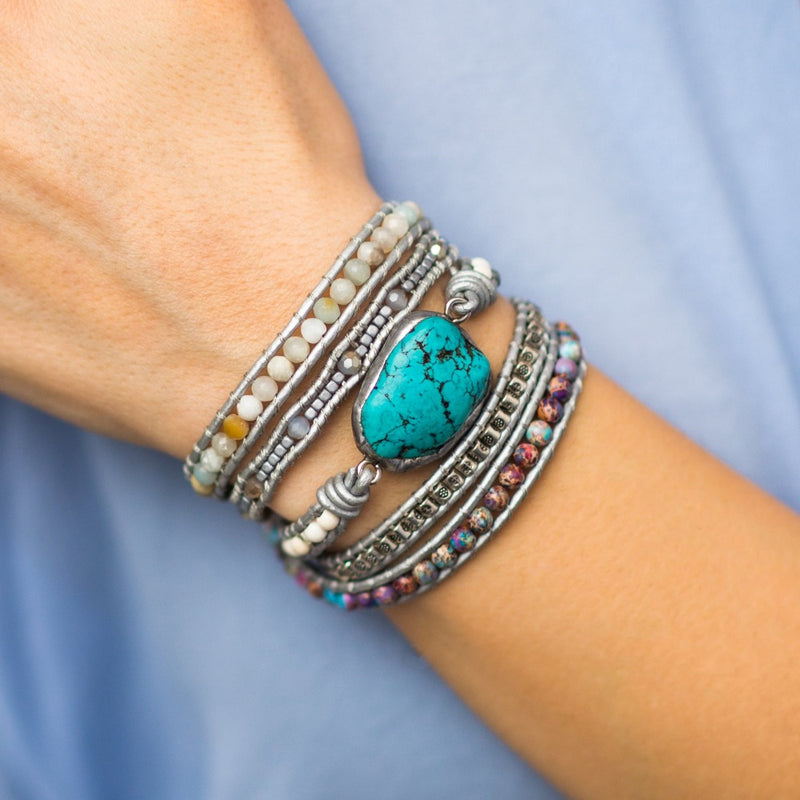 Turquoise & Amazonite Bracelet