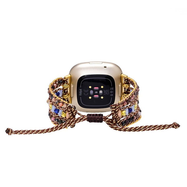 Rhodochrosite & Lapis Fitbit Watch Strap