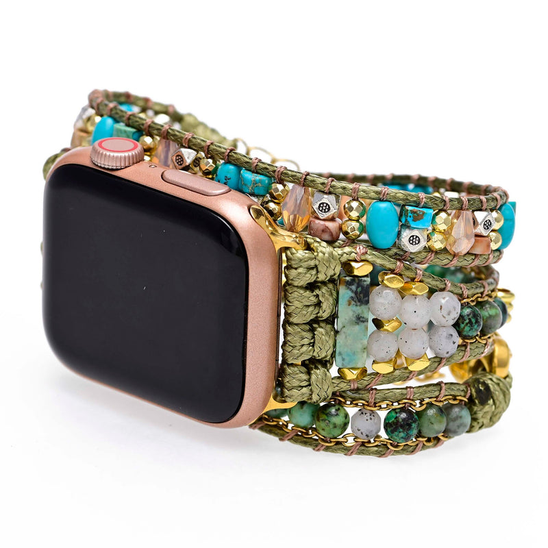Green South African Turquoise Apple Watch Strap